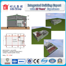 Estructura de acero de la fábrica / Estructura de acero prefabricada / Edificio de estructura de marco de acero